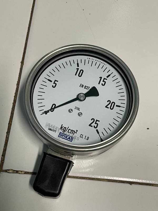 Pressure Indicator 0 - 25kg (1/2 NPT) - Lower Mount
