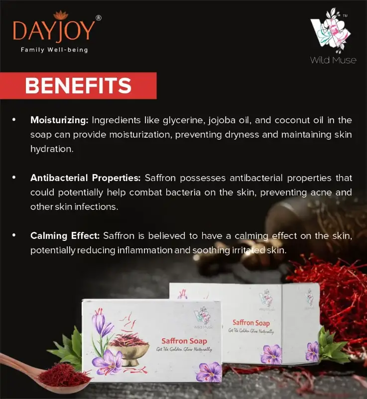Luxury Saffron Soap (100gm)