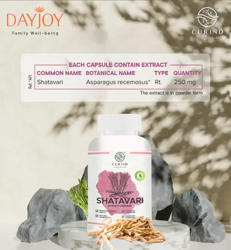 Shatavari Extract (60 Veg Capsules)