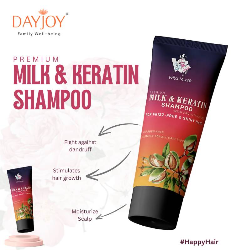Milk & Keratin Sampoo (150ml)