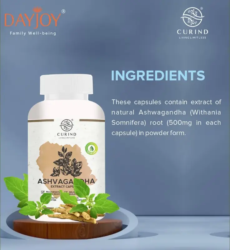 Ashvagandha Extract (60 Veg Capsules)