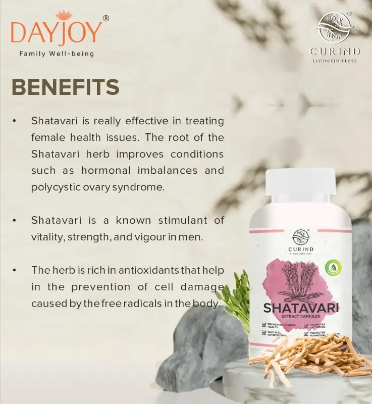 Shatavari Extract (60 Veg Capsules)