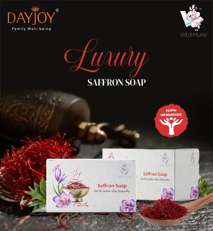 Luxury Saffron Soap (100gm)