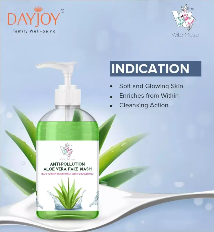 Anti Pollution Alor vera Face Wash (150ml)