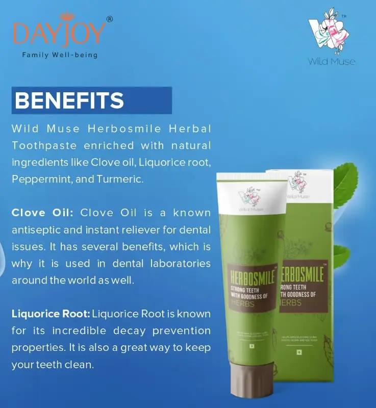 Herbosmile Herbal Toothpate (100gm)