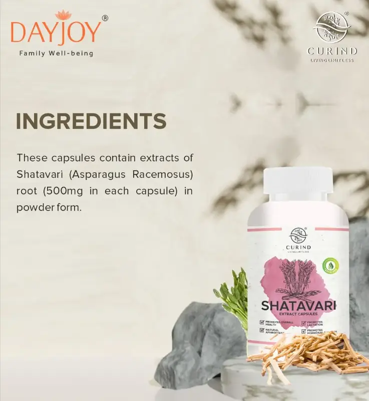 Shatavari Extract (60 Veg Capsules)