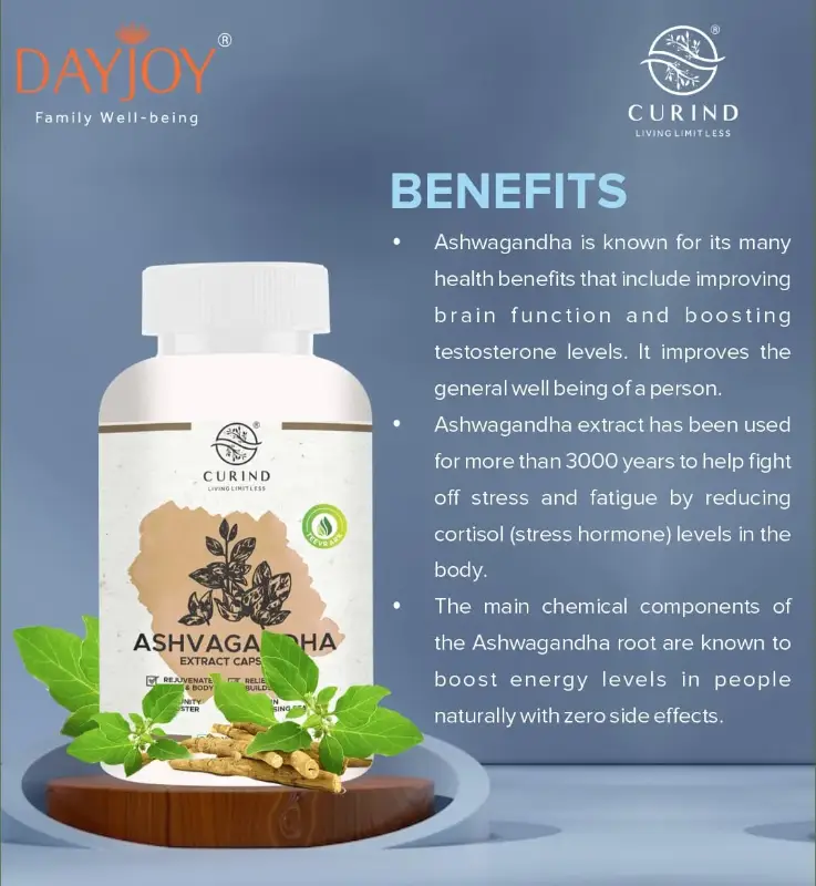 Ashvagandha Extract (60 Veg Capsules)