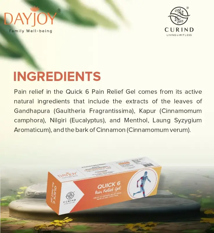 Quick 6 Pain Relief Gel (30g)