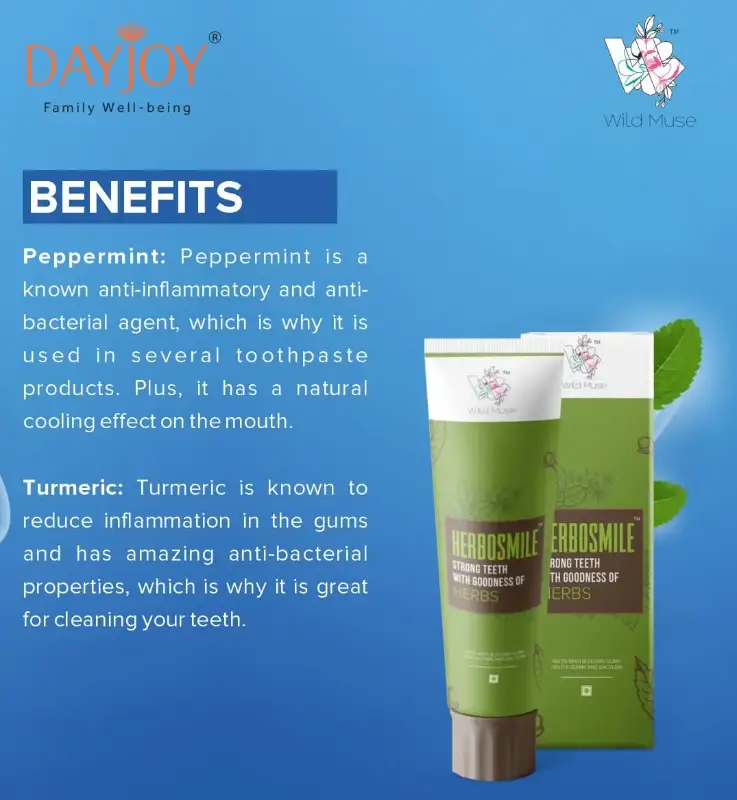 Herbosmile Herbal Toothpate (100gm)