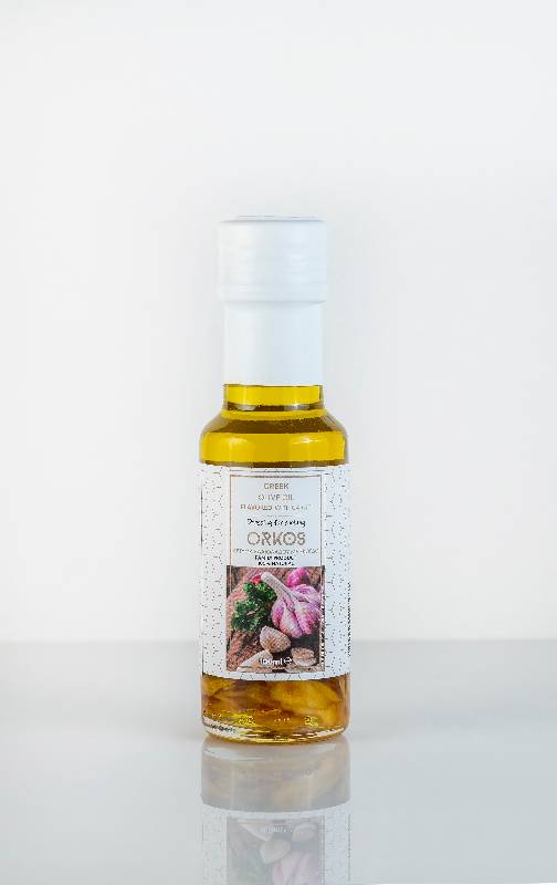 Ελαιόλαδο Γυάλινη Συσκ. Γέυση Σκόρδου 100ml 24/ΚΙΒ / gla100gar