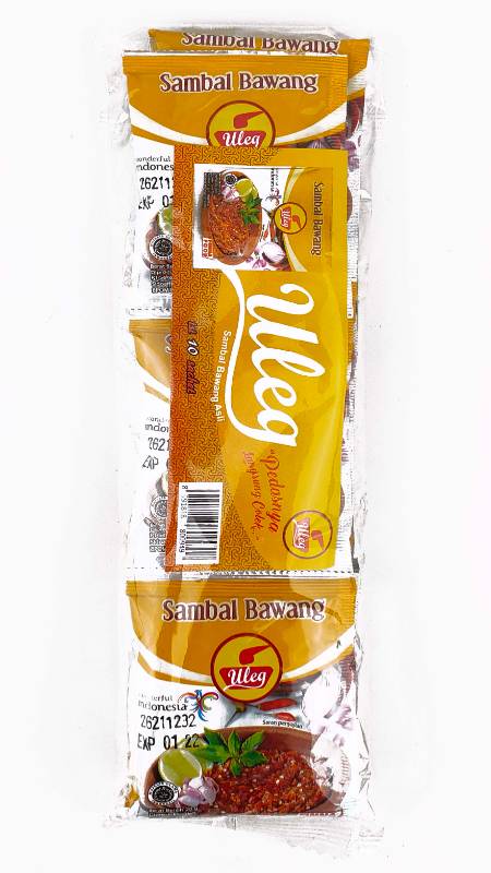 ULEG SAMBAL BAWANG 10 SACHET X 18 GR (10)