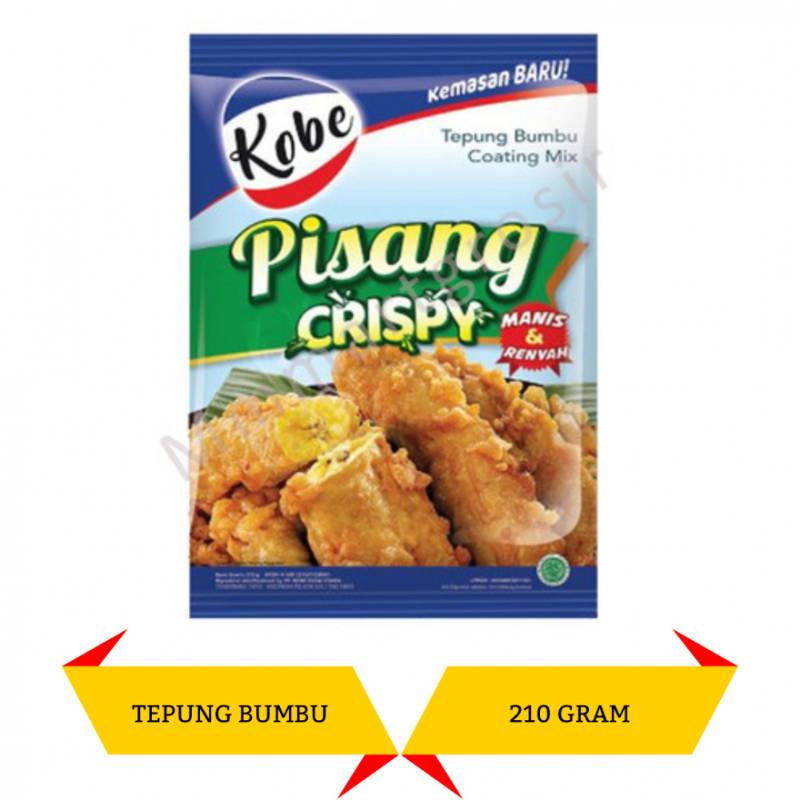 KOBE TEPUNG PISANG GORENG CRISPY 210GR (24)