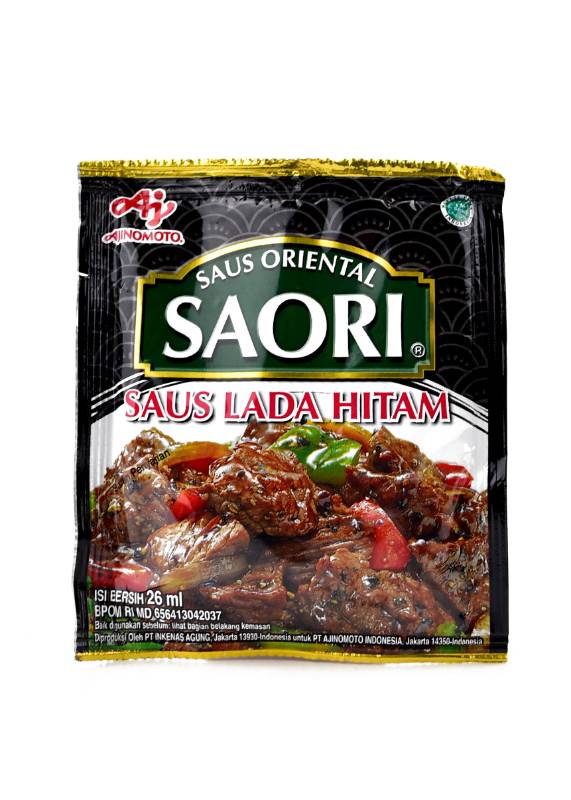 SAORI SAUS LADA HITAM 26ML (80)