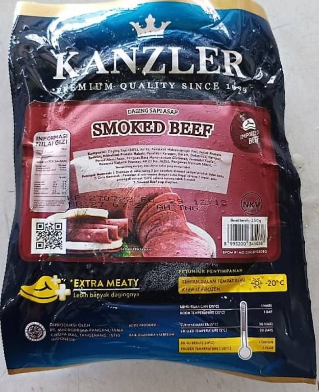 KANZLER SMOKED BEEF 250 GR (20)