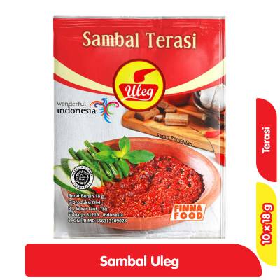 ULEG SAMBAL TERASI 10 SACHET X 18 GR (10)
