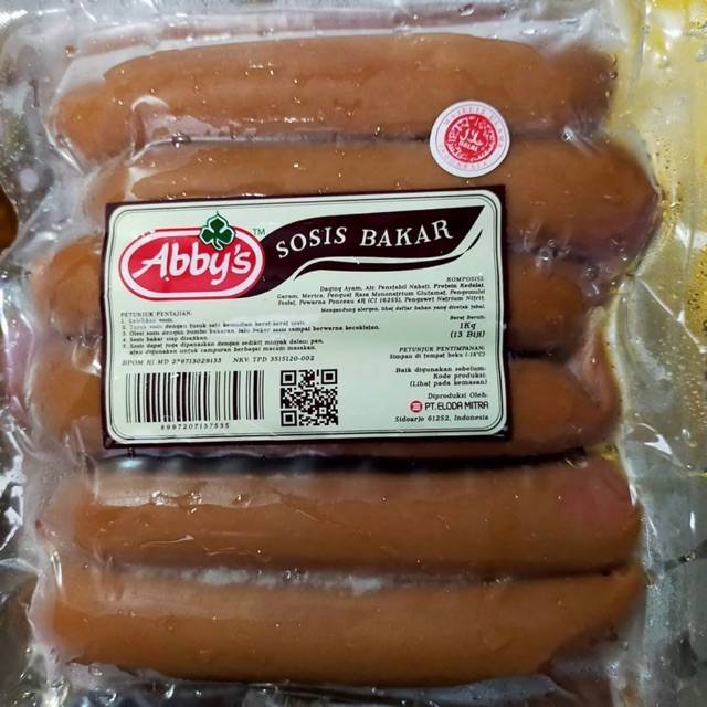 ABBYS SOSIS AYAM BAKAR 1KG 14CM 14BJ (9)