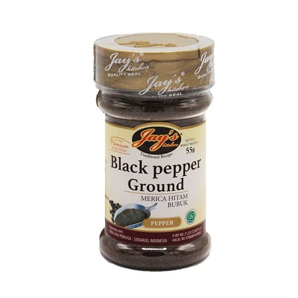 JAY'S BLACK PEPPER GROUND 55 GR (10)