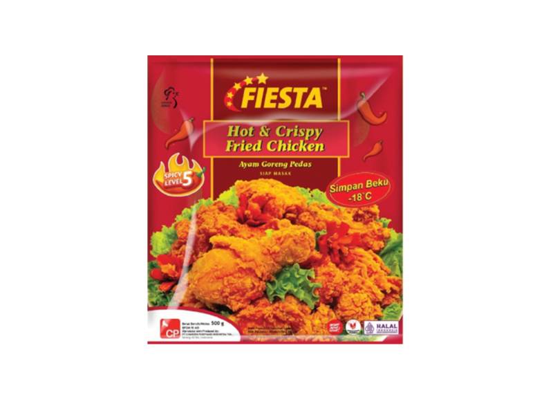 FIESTA HOT & CRISPY FRIED CHICKEN 400 GR (12)