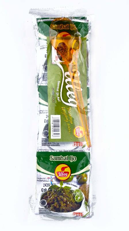 ULEG SAMBAL IJO 10 SACHET X 18 GR (10)