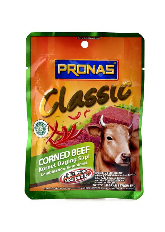 PRONAS CORNED BEEF PEDAS 50 GR (72)