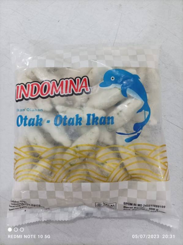 INDOMINA OTAK-OTAK IKAN 500 GR (20)