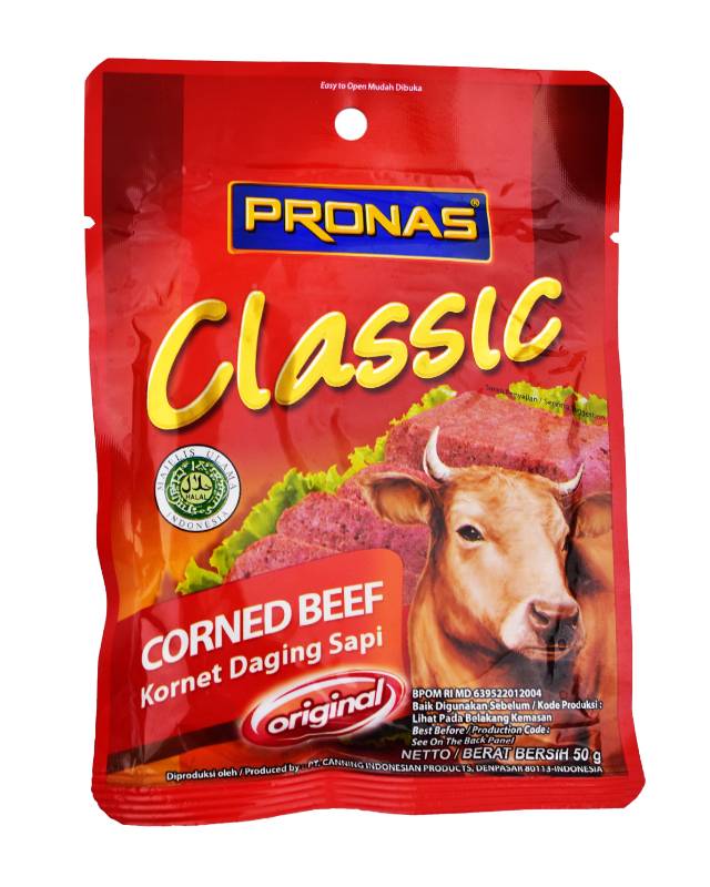 PRONAS CORNED BEEF ORI 50 GR (72)
