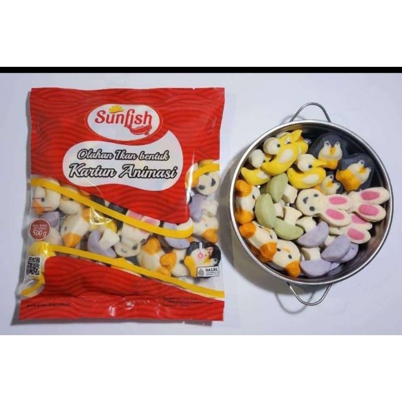 SUNFISH OLAHAN IKAN BENTUK KARTUN ANIMASI 500 GR (24)