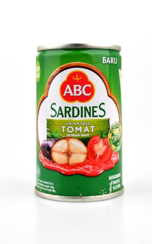 ABC SARDINES SAUS TOMAT 155GR (60)
