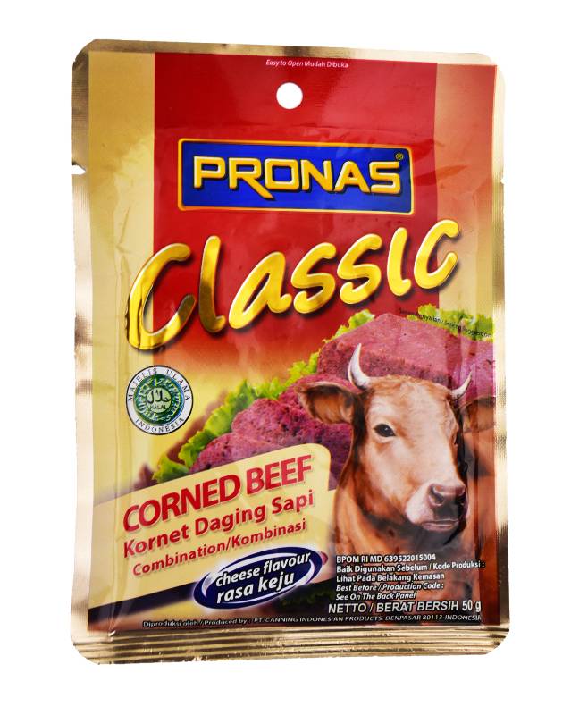 PRONAS CORNED BEEF KEJU 50 GR (72)