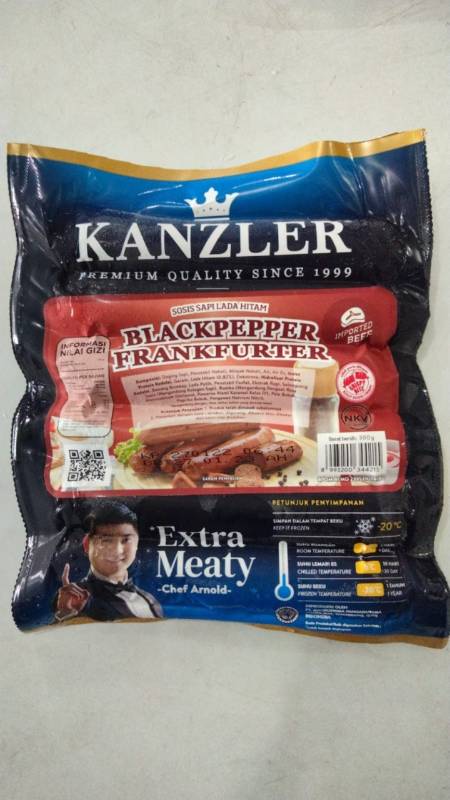 KANZLER BLACKPAPER FRANKFURTER ISI 6 300 GR (20)