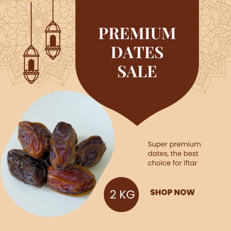2 Kg Madjood Dates | Bigger Size | Imported from Jordan | Free Cash on Delivery