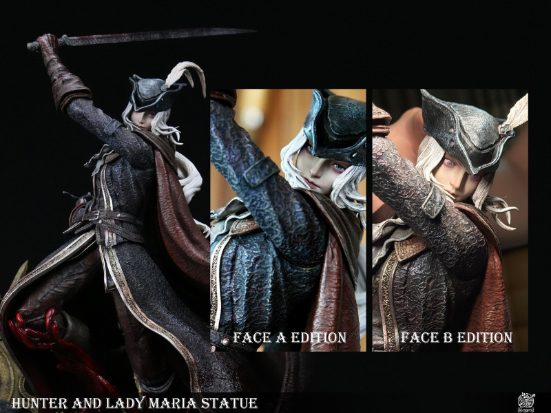 DOWNPAYMENT for Bard Studio Bloodborne Fight in the Astral Clock Tower Lady Maria vs Hunter Resin Statue