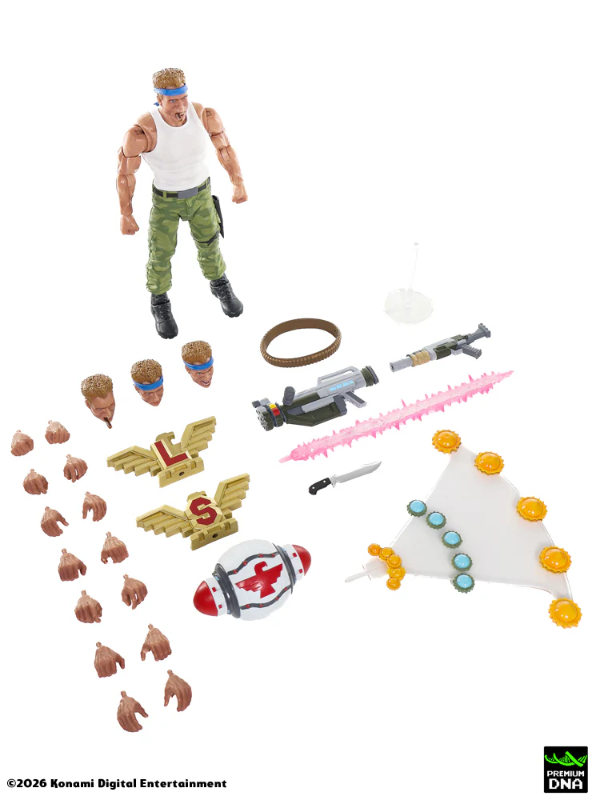 DOWNPAYMENT for Contra – Limited Edition Arcade Variant 2-Pack – Lance Bean and Bill Rizer 1/12 Scale Signature Collection Action Figures