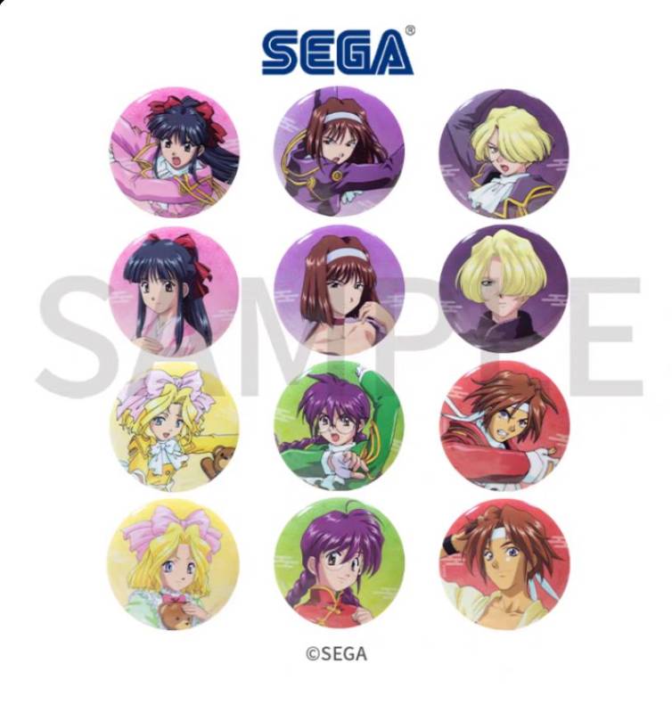 DOWNPAYMENT for Sakura Wars Button Pin Set B