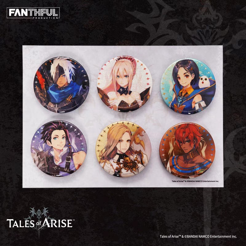 DOWNPAYMENT for Tales of Arise Pin Badge Set