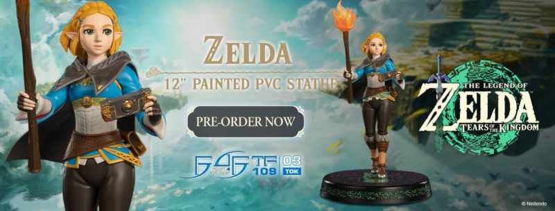 DOWNPAYMENT for First4Figures The Legend of Zelda: Tears of the Kingdom – Zelda 12″ Painted PVC Statue
