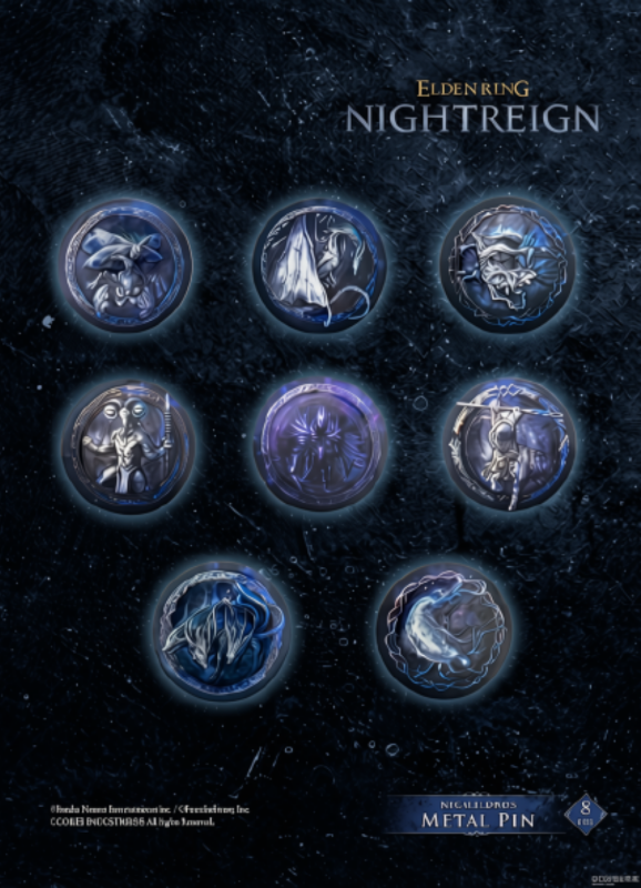 Elden Ring Nightreign Pin Badge