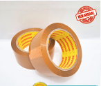 Lakban 48 mm x 90 Yard Coklat Snowcan Isi 6 / Rol