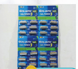 Cukur Jenggot 3 Mata Goliath Power 3 Isi 24/Pak
