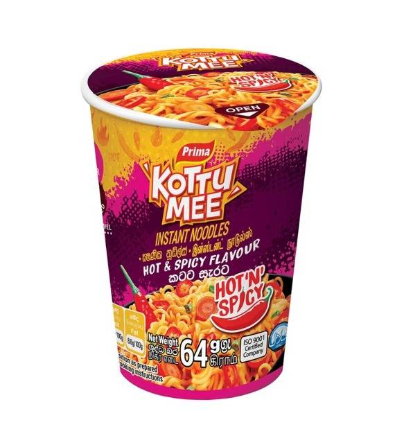 PRIMA KOTTU MEE HOT N SPICY CUP 64G