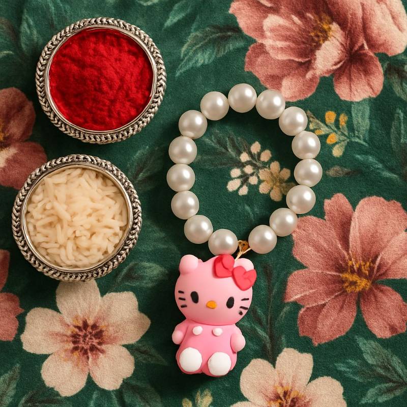 Hello Kitty Teddy Pearl Bracelet