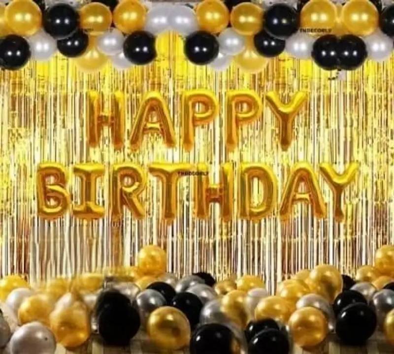 Happy Birthday Foil Banner