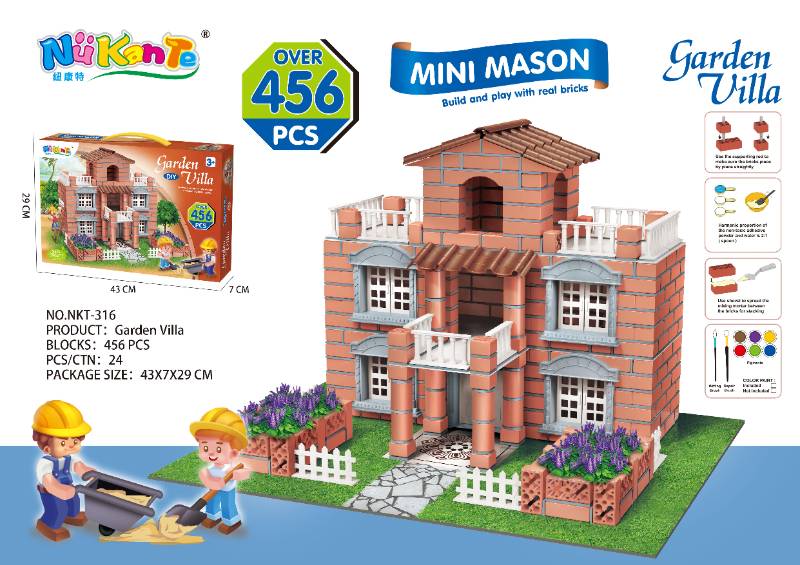 456 PCS GRAND VILA BRICK BLOCKS - NKT-316