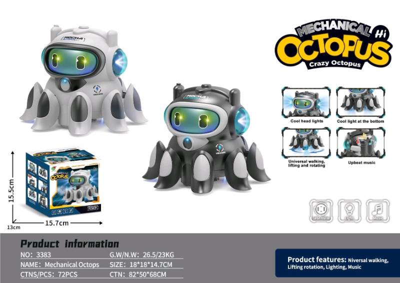 B/O OCTOPUS W/ LIGHT & SOUND - 3383