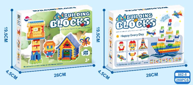 280 PCS IMAGINATION BLOCKS - 862-8