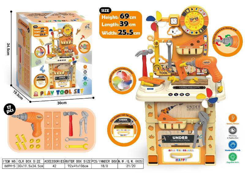 TOOL PLAY SET - 669H-5