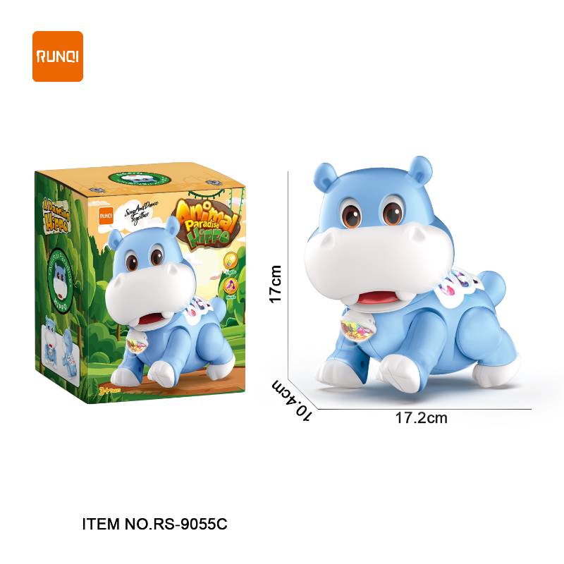 B/O HIPO ANIMAL W/ LIGHT&MUSIC - RS-9055C