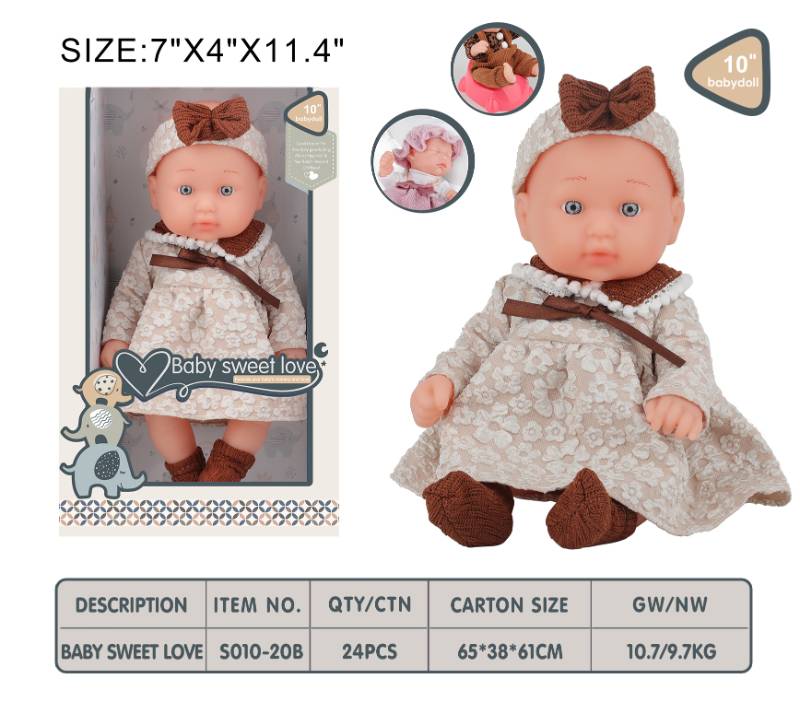 10" SWEET SOFT BABY GIRL - S010-20B