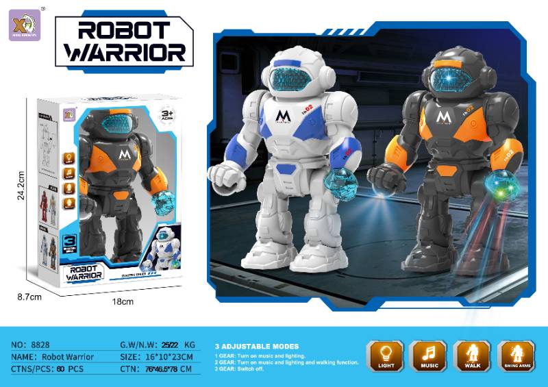 ROBOT W/ LIGHT & MUSIC   - 8827