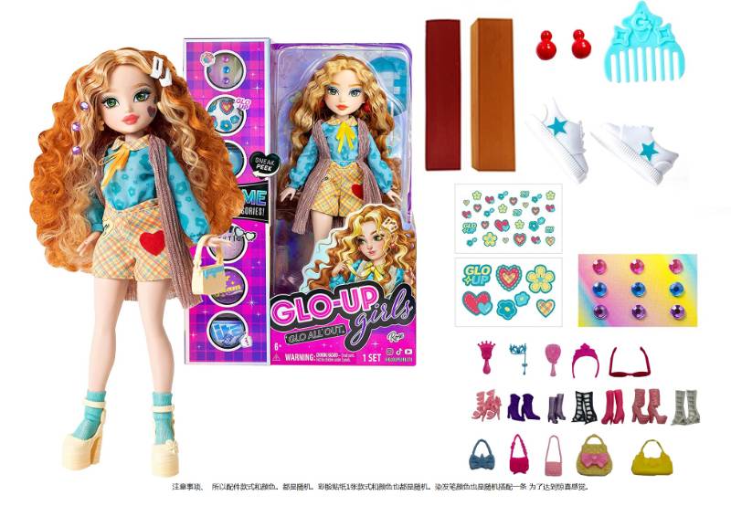 10" DOLL & ACCESSORIES (HARD BODY) - JFB1114